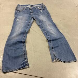 y2k amethyst low rise bootcut Jeans 34x30